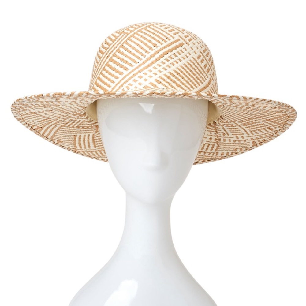 NWT Two Toned Straw Hat for Women from Time and Tru